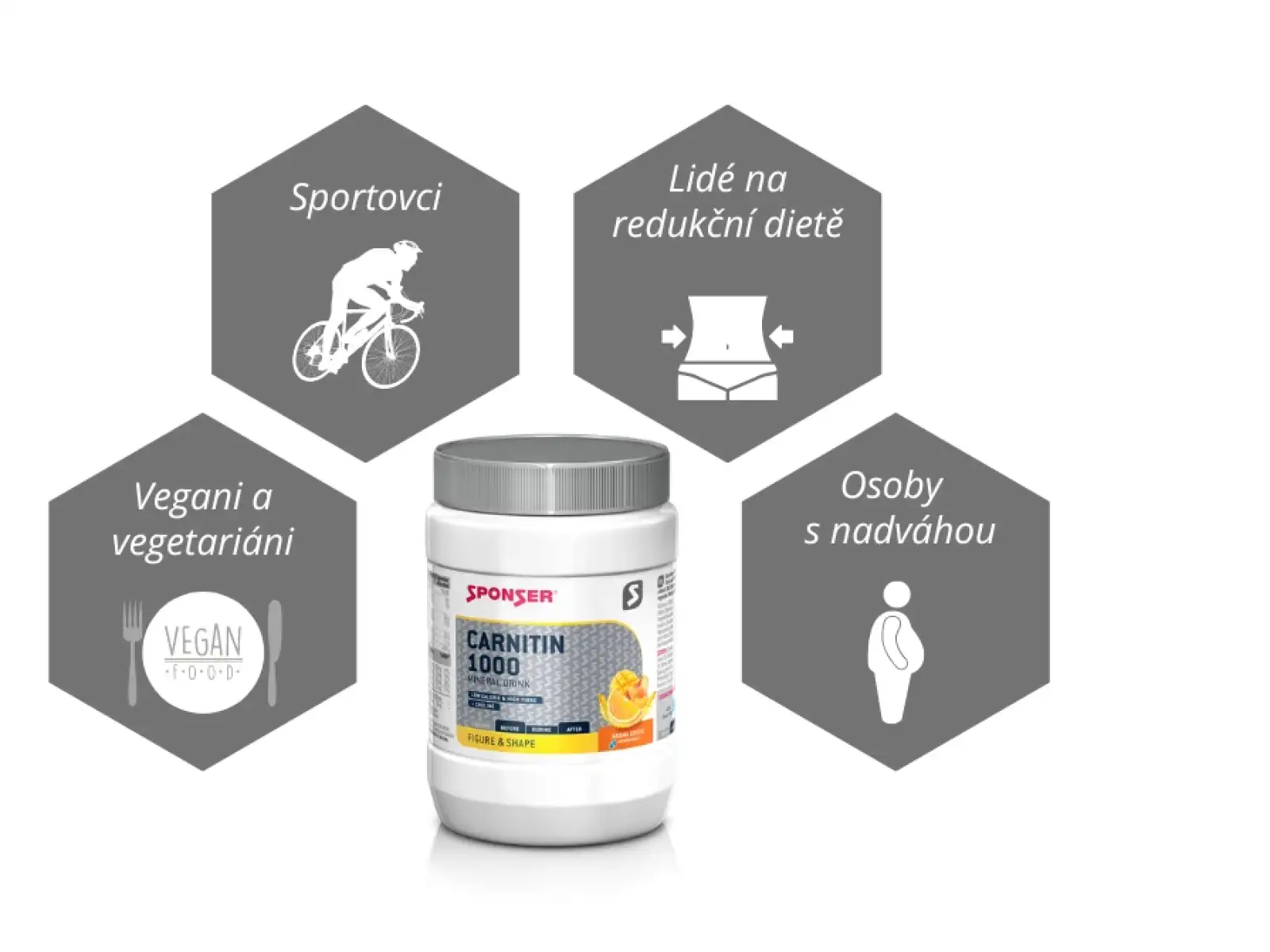 Sponser Carnitin 1000 Mineraldrink napój mineralny 400 g