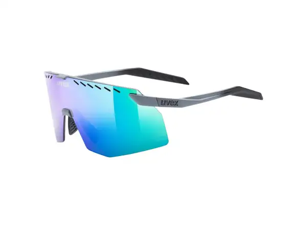 Uvex Pace Stage okulary przeciwsłoneczne Grey Matt/Mirror Green