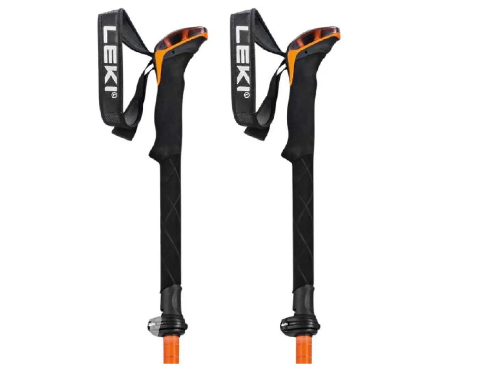 Leki Sherpa FX Carbon Strong składane kijki trekkingowe Orange/Denim blue