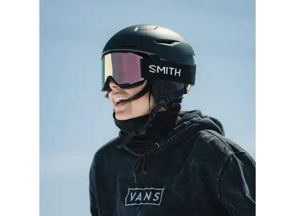 Smith Squad Mag gogle narciarskie Black / ChromaPop Everyday Rose Gold Mirror (2 szyby)