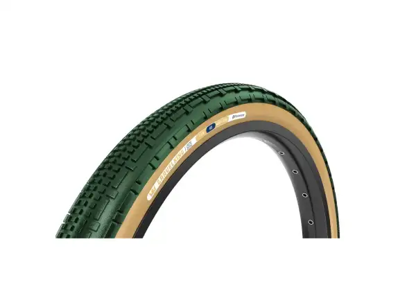 Panaracer Gravelking SK 28" gravel opona kevlar british racing Green/Brown