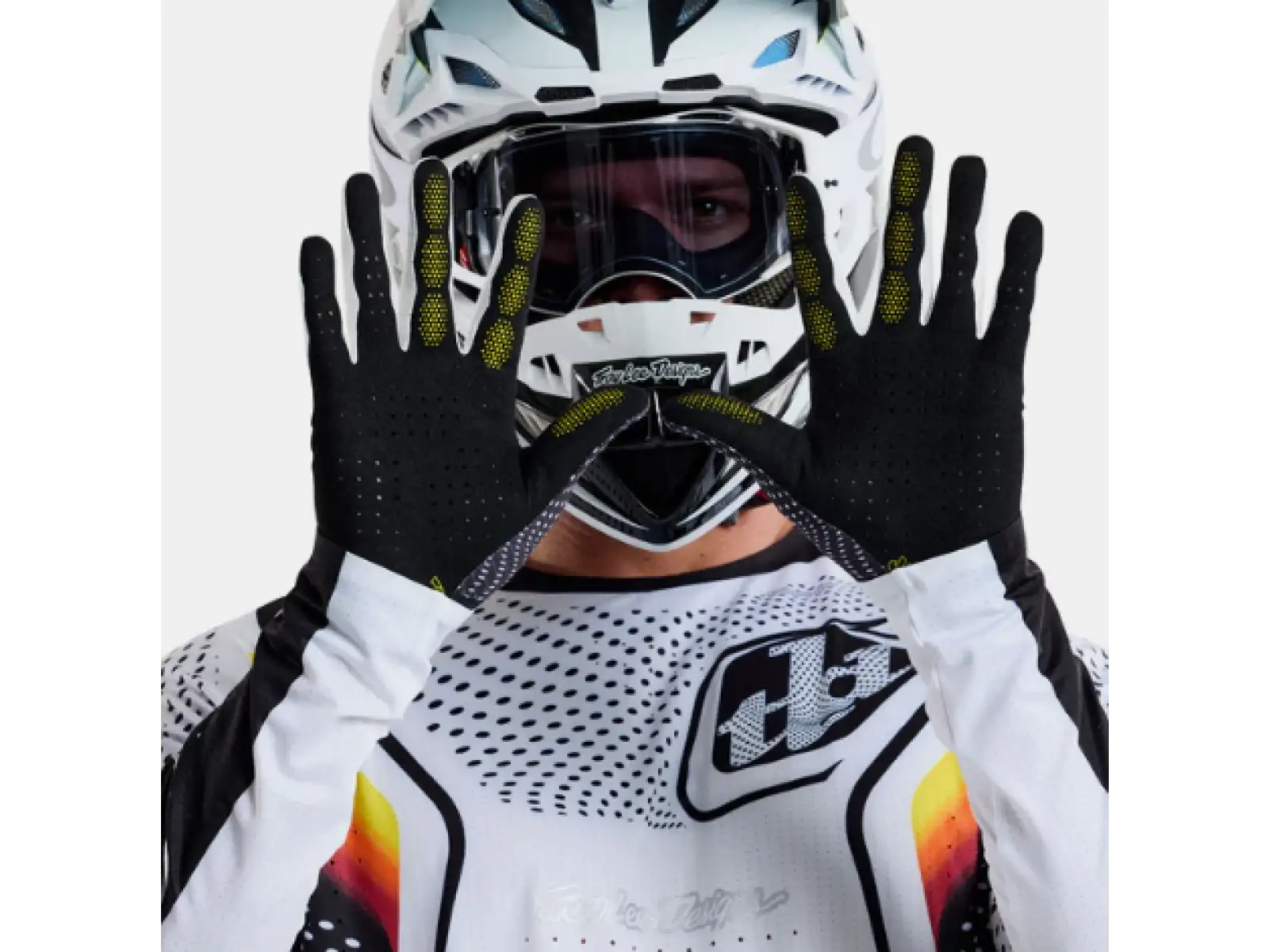 Troy Lee Designs Air Optic rękawice White/Black