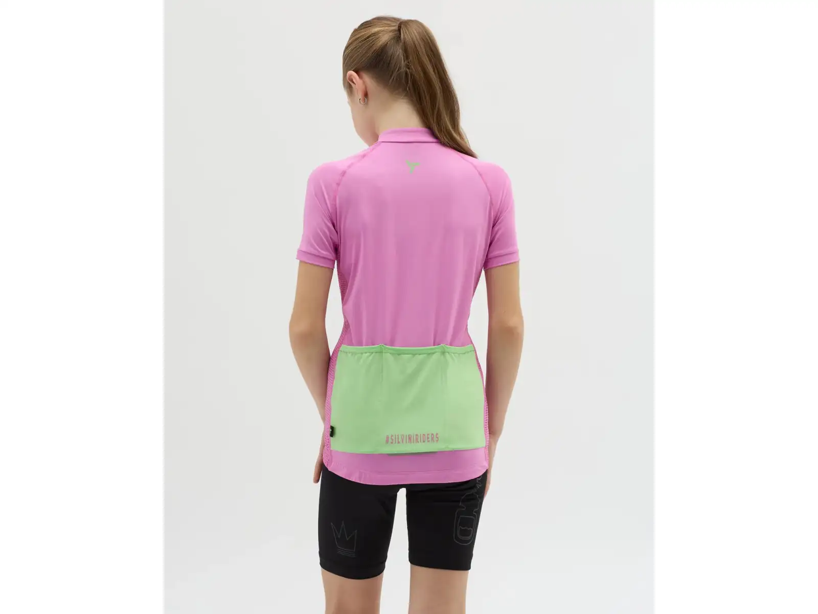 Silvini Mazzani dziecięcy dres krótki rękaw Blush/Green