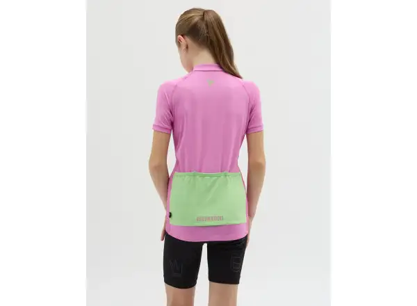 Silvini Mazzani dziecięcy dres krótki rękaw Blush/Green