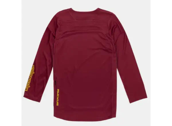 Troy Lee Designs Ruckus Spun męska koszulka rowerowa 3/4 rękaw Oxblood