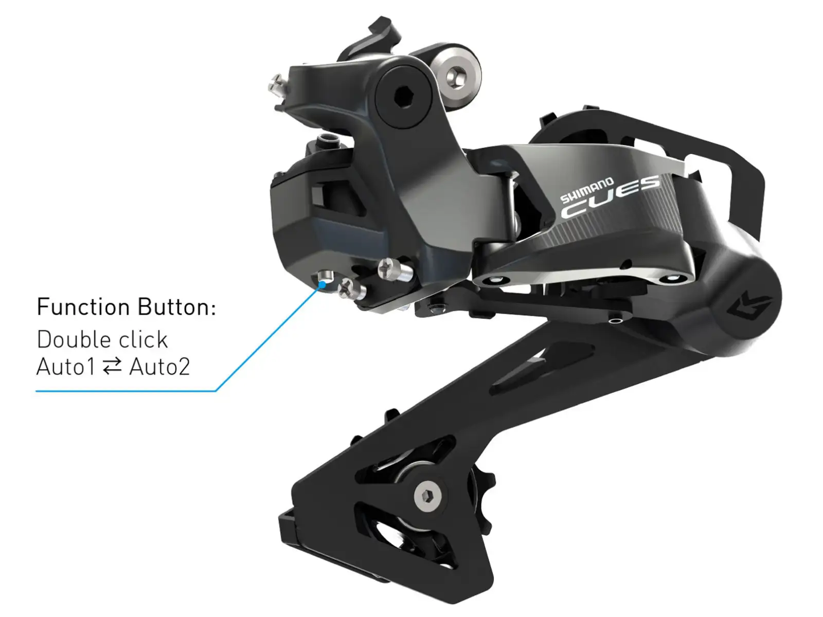 Shimano CUES RD-U6050 GS Di2 10sp. przerzutka
