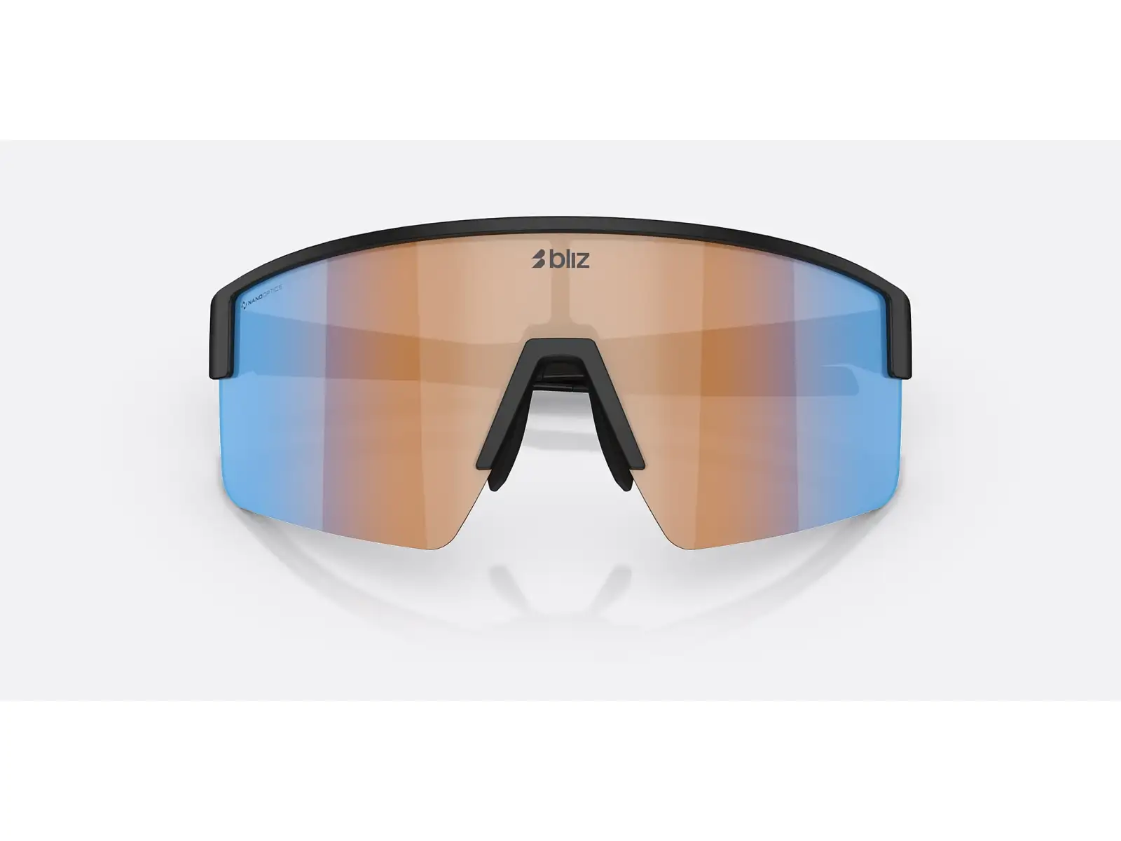 Bliz P004 okulary przeciwsłoneczne Matte Black/Nano Optics Nordic Ligh Coral/Orange Blue Multi