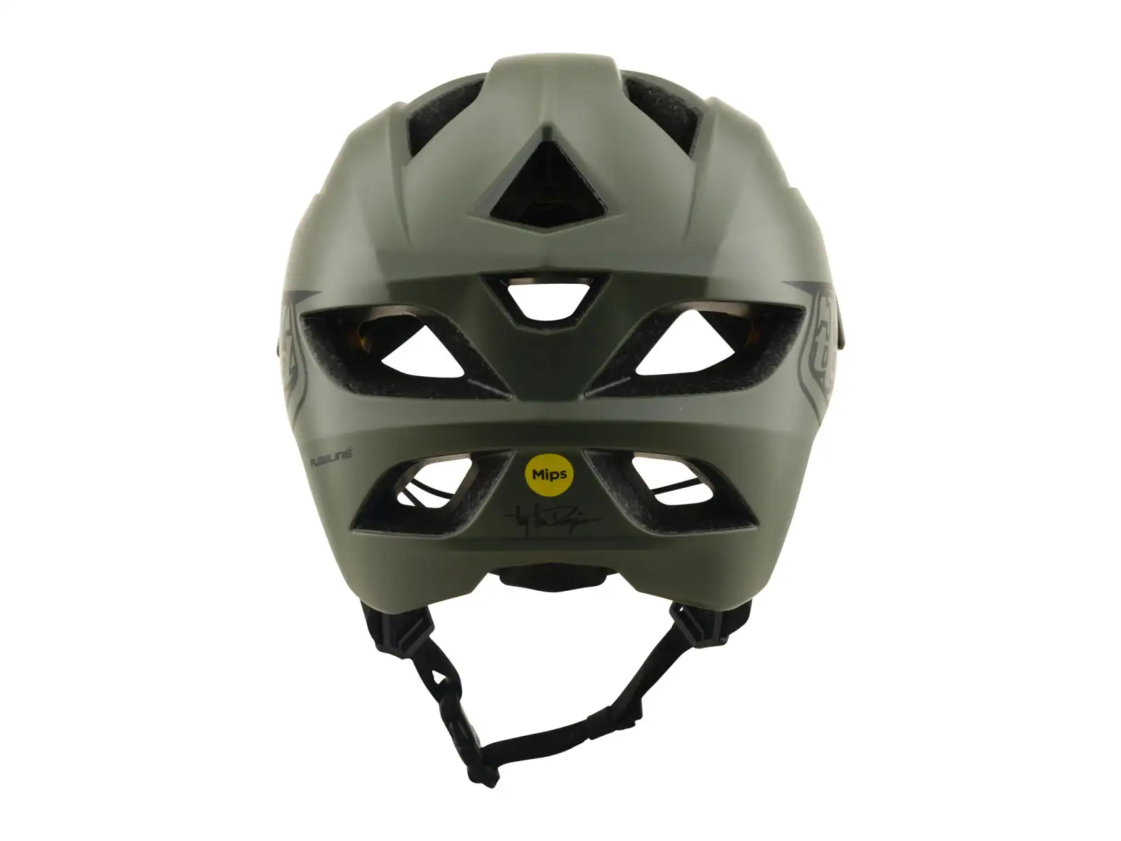 Troy Lee Designs Youth Flowline MIPS kask dziecięcy Point Army/Phantom