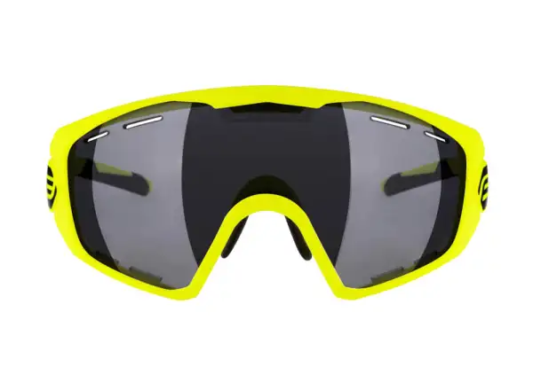 Force Ombro Plus okulary rowerowe fluo/czarne szkła