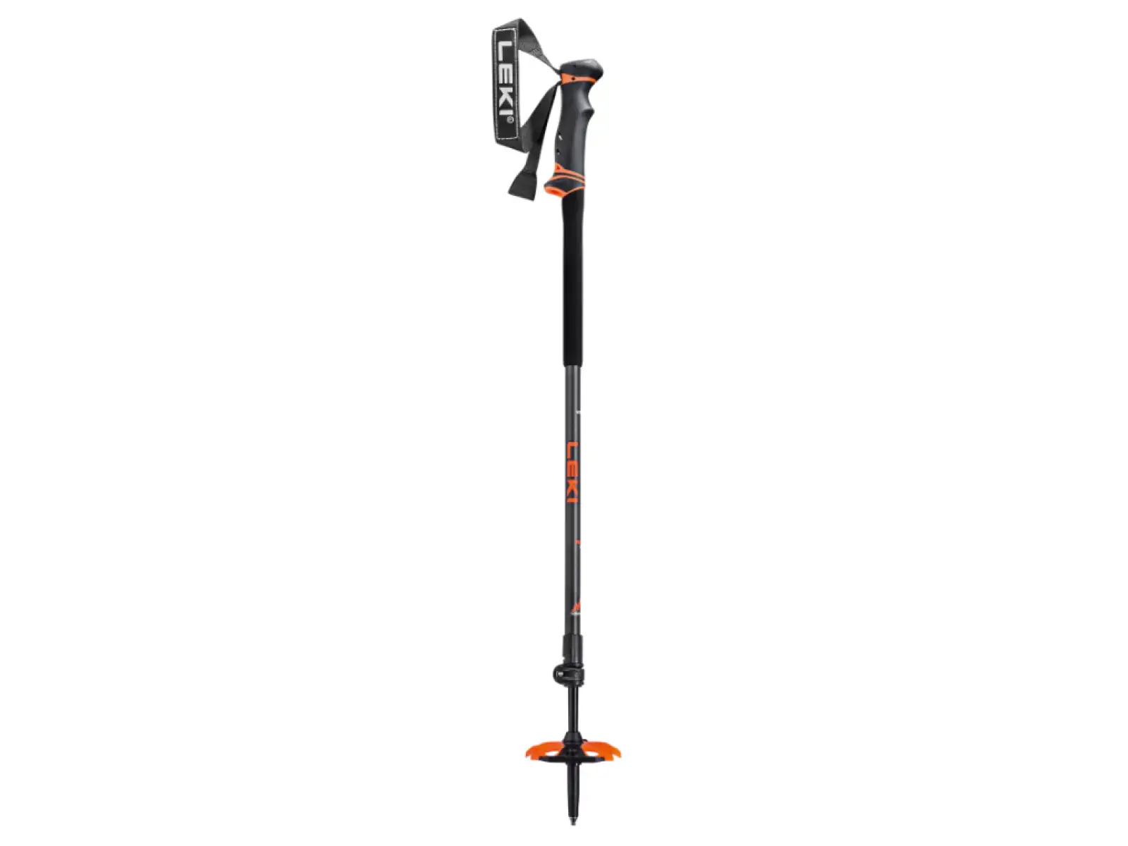 Leki Helicon Lite kije skialpowe Dark anthracite/Neon orange/Black