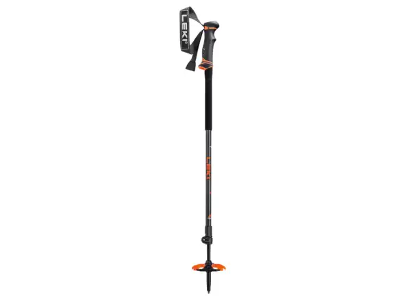 Leki Helicon Lite kije skialpowe Dark anthracite/Neon orange/Black