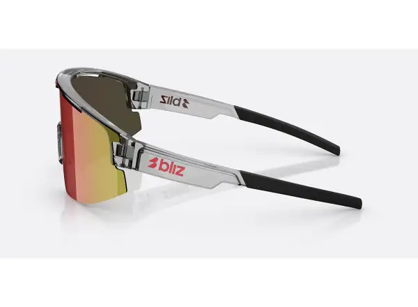Bliz Matrix okulary przeciwsłoneczne Transparent Dark Grey/Brow Red Multi