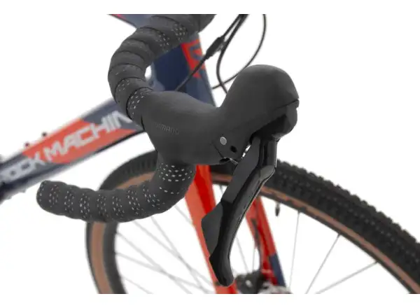 Rock Machine Gravelride CRB 700 gravel rower gloss dark blue/brick orange/silver