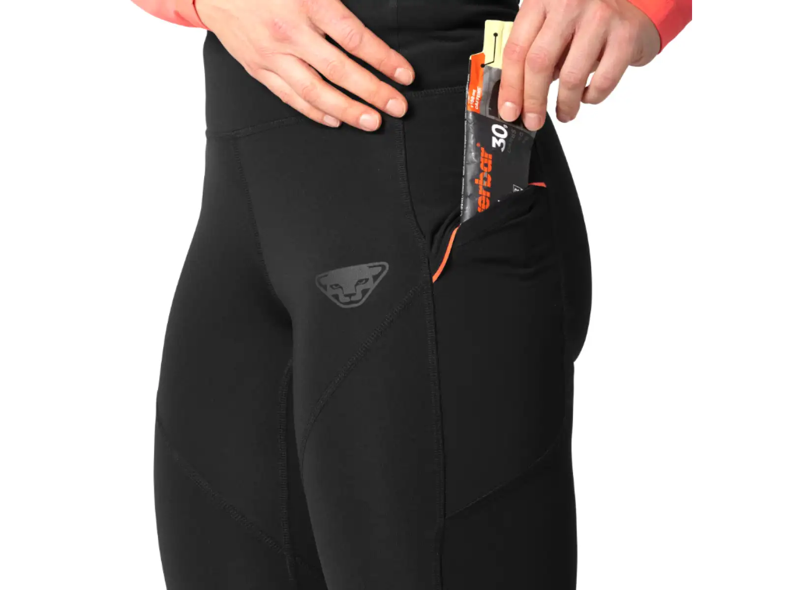 Dynafit Trail Reflective damskie legginsy Black Out