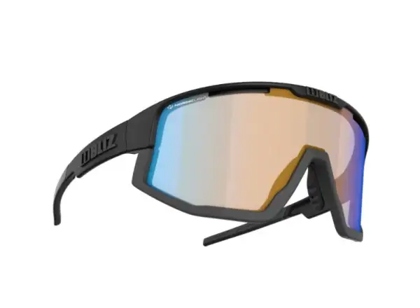 Bliz Vision Nano Optics okulary Nordic Light Matt Black Orange/Blue Multi Cat.1