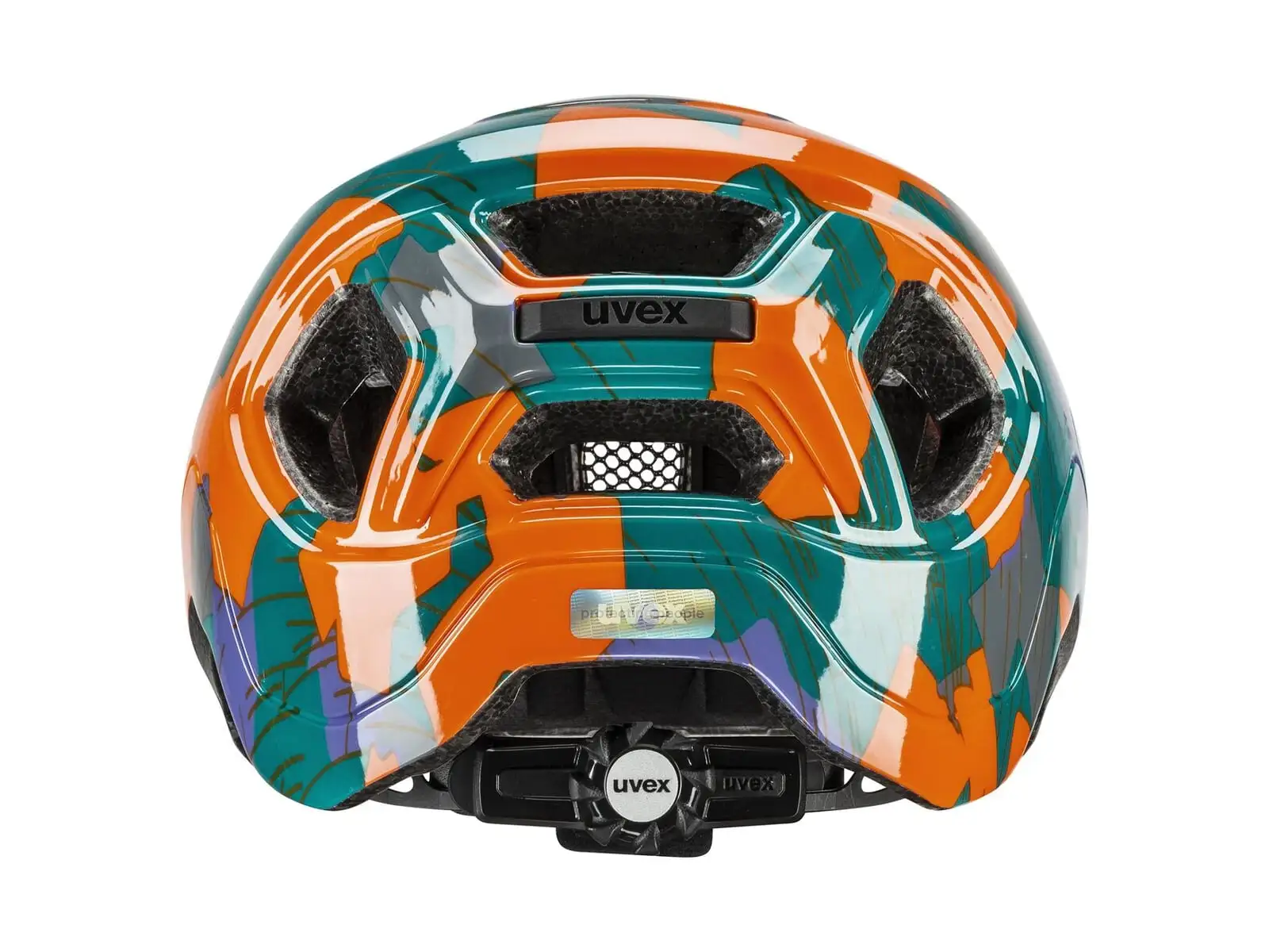 Uvex React JR dziecięcy kask Papaya Camo