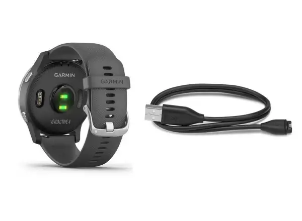 Garmin vívoActive 4 sportowy zegarek Gray/Black Band