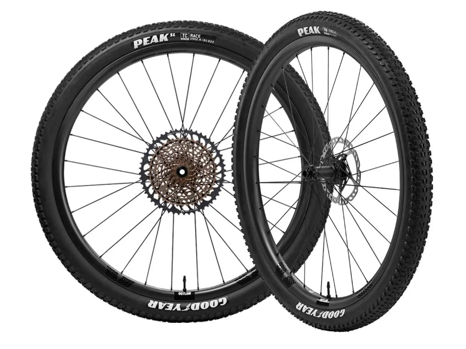 FFWD OUTLAW DT240 EXP Carbon Boost 30 mm 29" zapleciona koła MattBlack