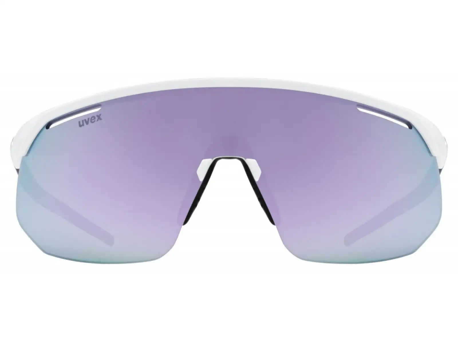 Uvex Pace One okulary White Matt/Mirror Lavender