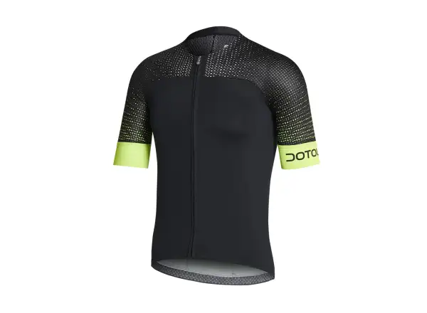 Dotout Hybrid męska koszulka z krótkim rękawem czarna/fluo żółta