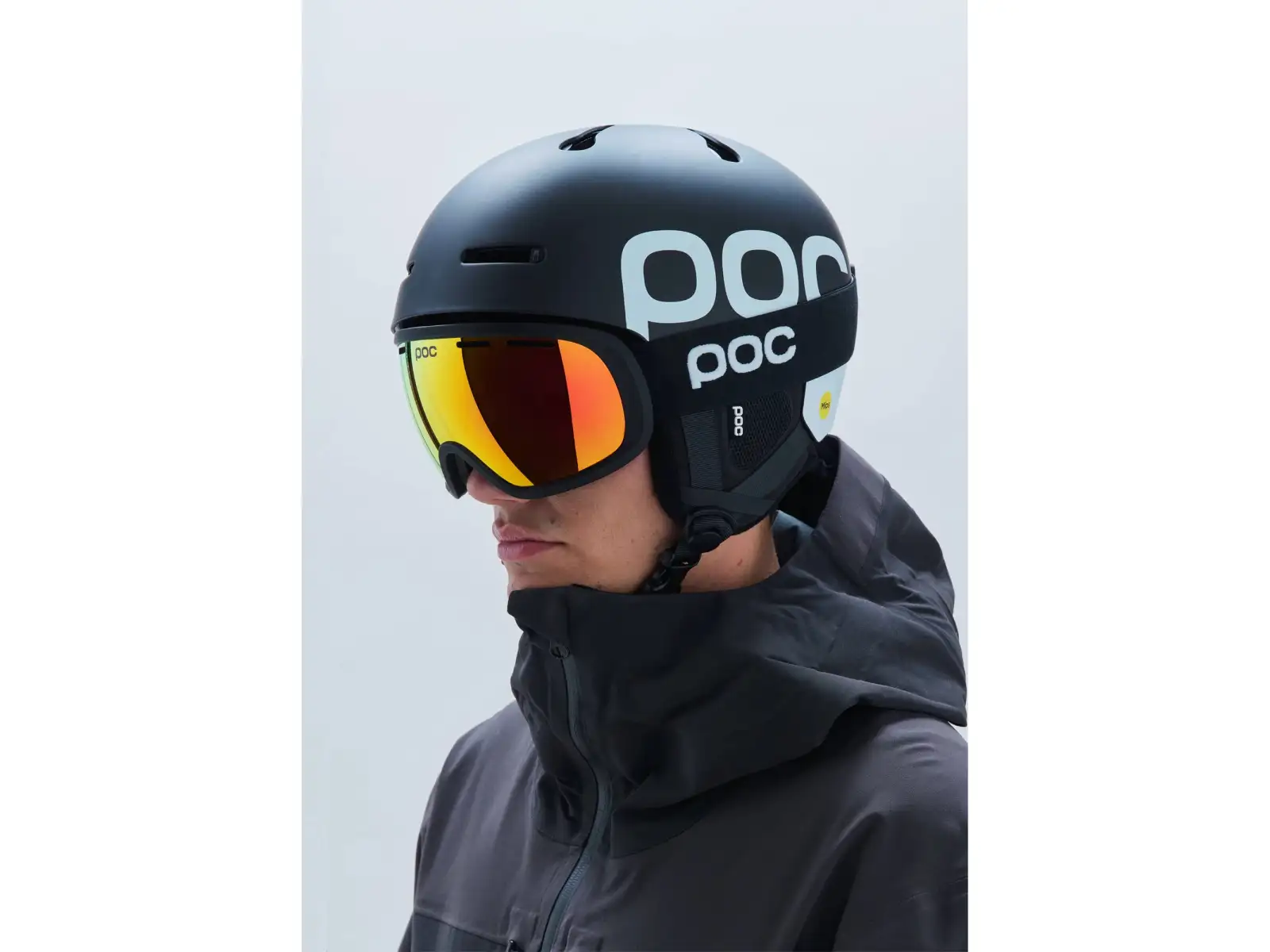POC Auric Cut BC MIPS kask narciarski Uranium Black Matt