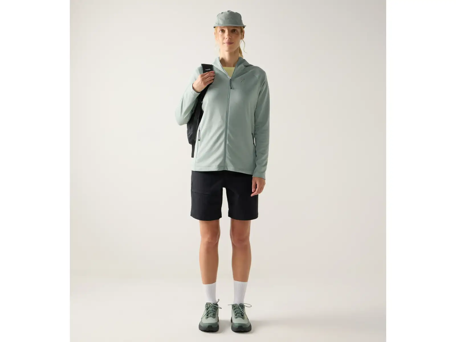 Haglöfs Korp Mid Hood damska bluza Dew Green