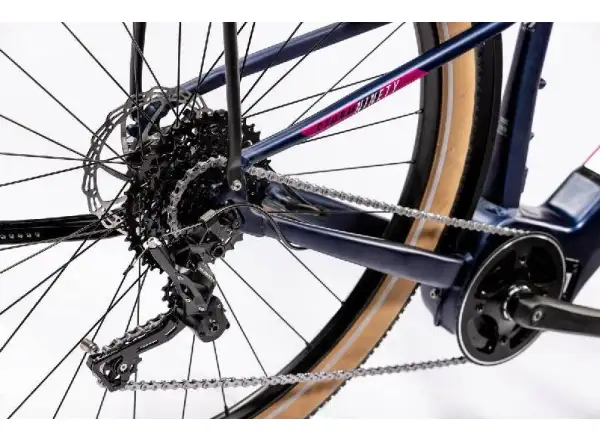 Rock Machine Storm INT e90-29 lady touring matte blue/silver/pink rower elektryczny