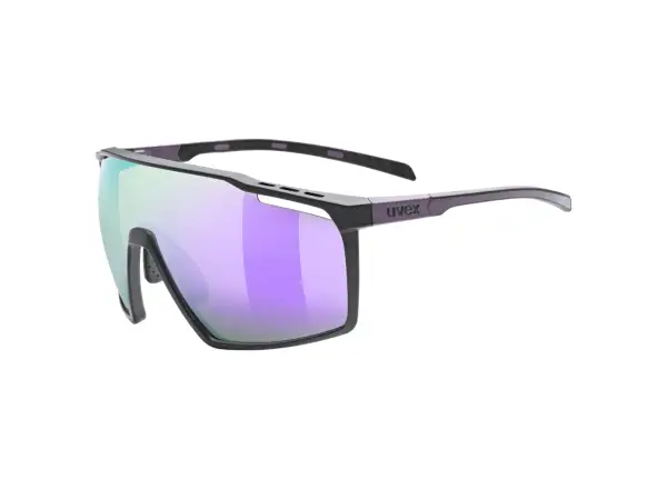 Uvex MTN Perform okulary rowerowe Black Purple M/Mirror Purple