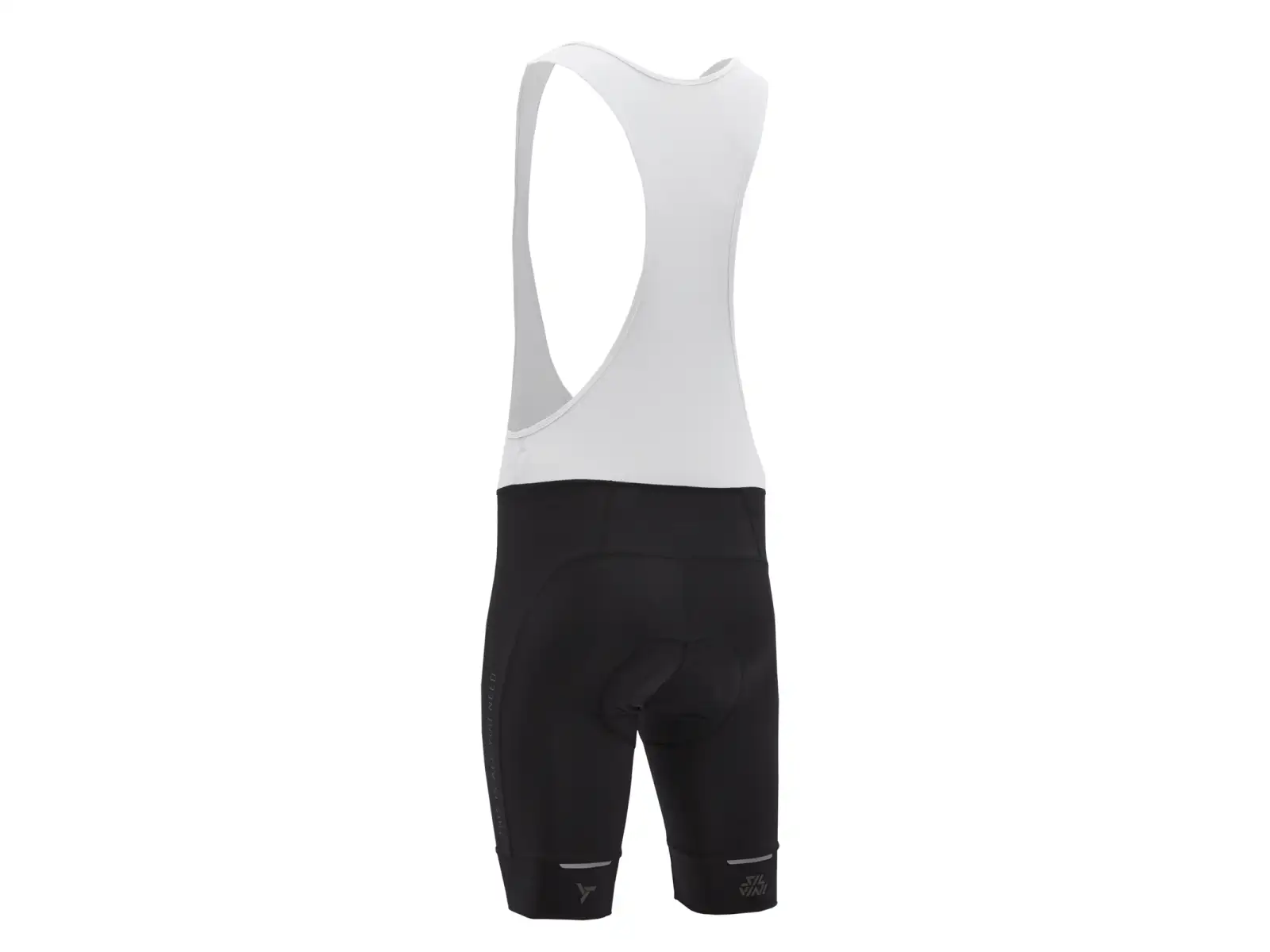 Silvini Fortore Bib męskie spodenki z szelkami i wkładką Black/White