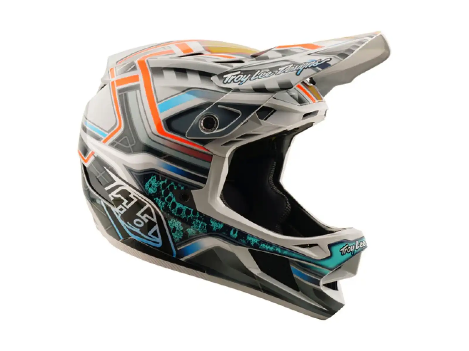 Troy Lee Designs D4 Composite kask Lowrider Gray