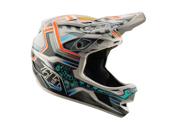 Troy Lee Designs D4 Composite kask Lowrider Gray