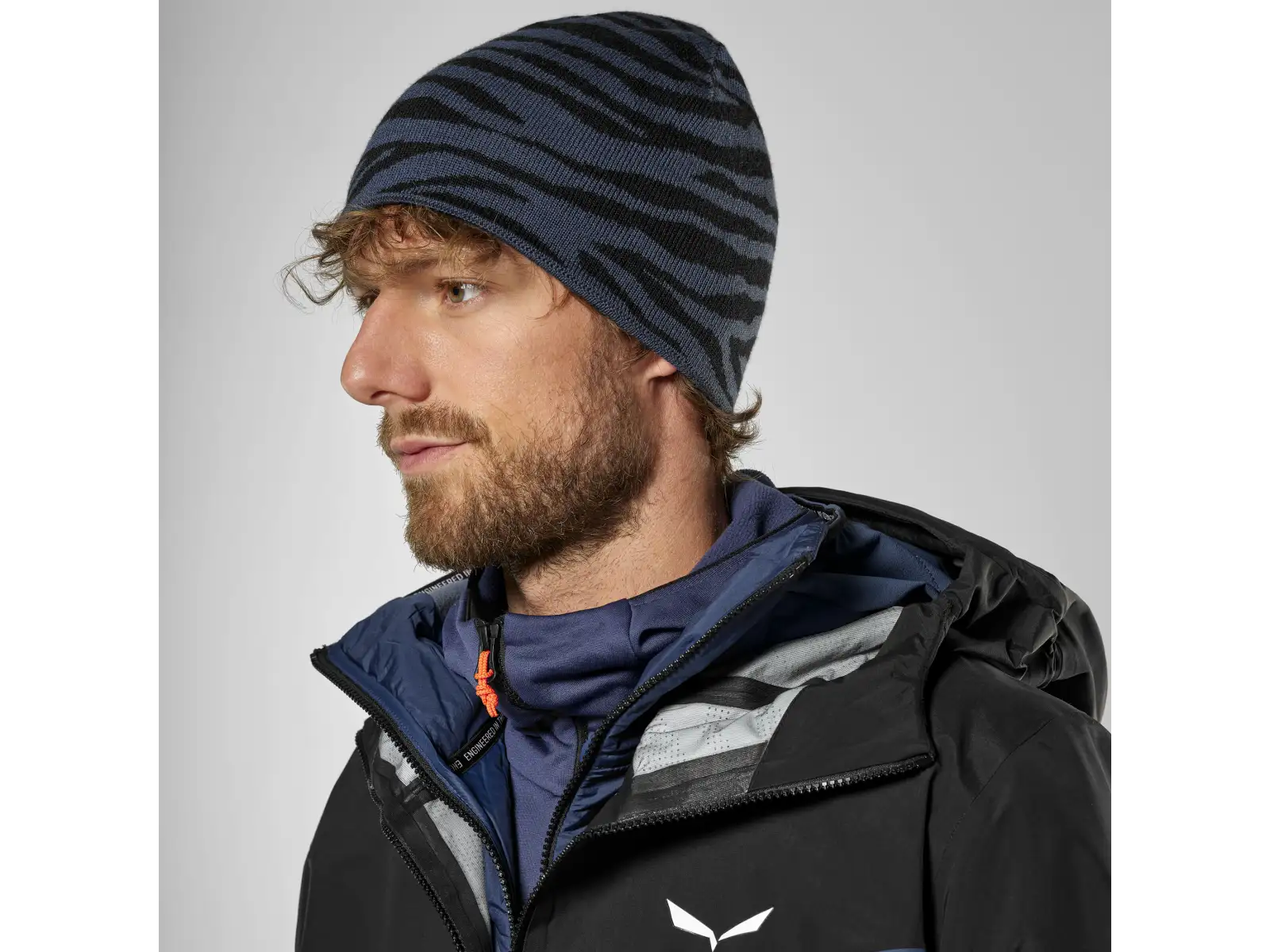 Salewa Sella Alpine Merino Crevasse czapka Dark Denim