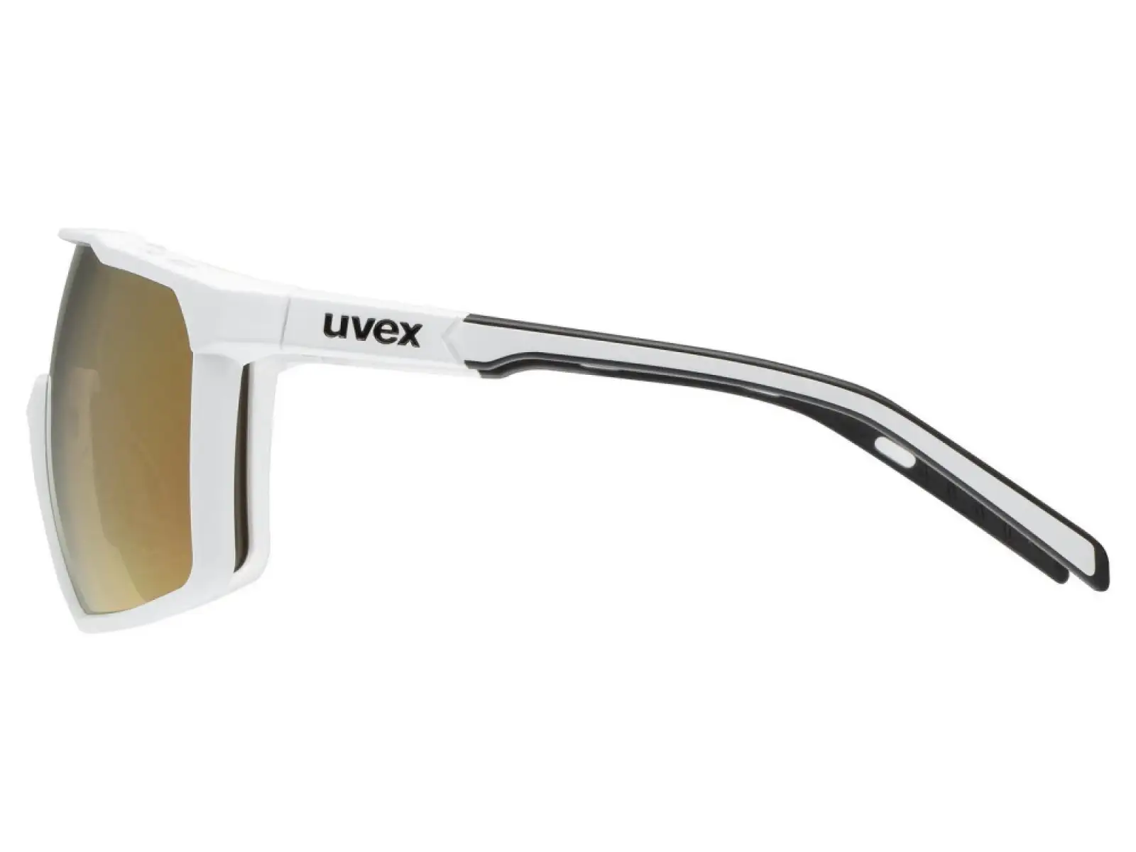 Uvex MTN Perform S okulary White Matt/Mirror Gold