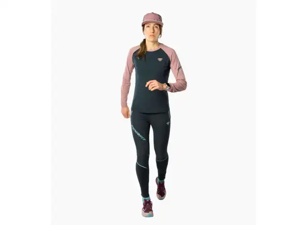 Dynafit Alpine Pro damska koszulka dlugi rekaw Blueberry/Mokarosa
