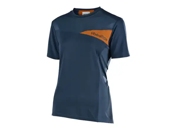 Troy Lee Designs Skyline damska koszulka krótki rękaw Slate/Heather Bourbon