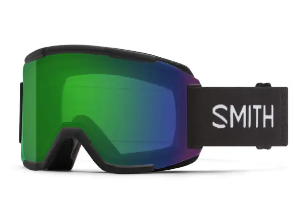 Smith Squad gogle narciarskie Black / ChromaPop Everyday Green Mirror + Clear