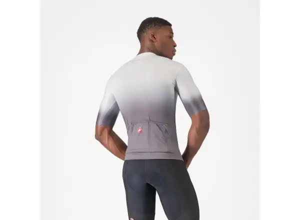 Castelli UPF męska koszulka z krótkim rękawem Silver Grey