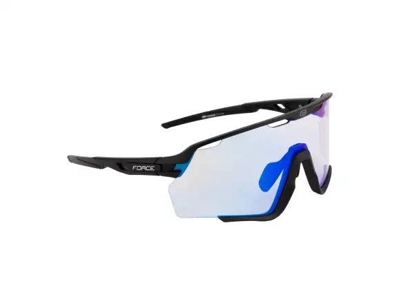 Force Cyclone okulary czarne/niebieskie fotochromatyczne szkło