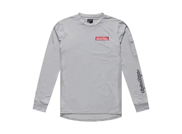Troy Lee Designs Ruckus Ride Tee męska koszulka rowerowa długi rękaw Custom Paint Mid Gray