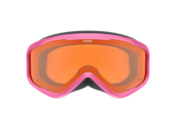 Uvex Speedy Nova dziecięce gogle narciarskie pink/lasergold