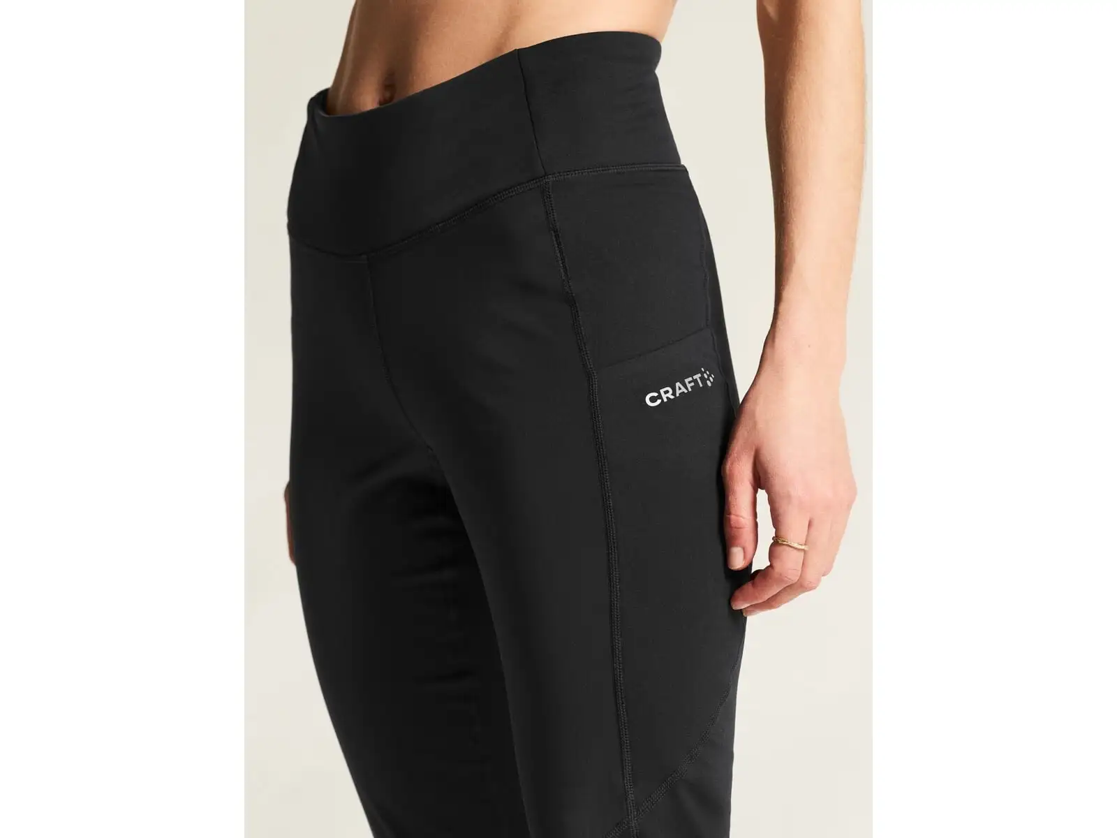CRAFT ADV Essence Warm Wind Tights 2 damskie legginsy do biegania czarny