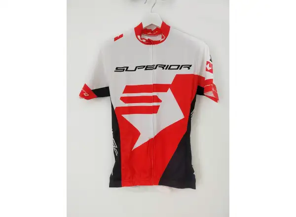 Superior Race damski dres krótki rękaw biała/czerwona
