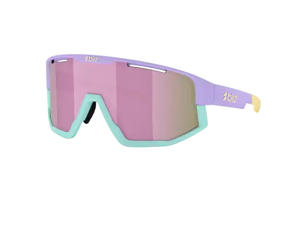 Bliz Fusion Small okulary przeciwsłoneczne Matt Pastel Purple/Brown&Rose Mirror