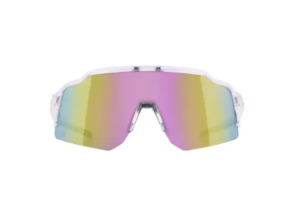 Force Strive okulary rowerowe przezroczyste/fioletowo-żółte szkło