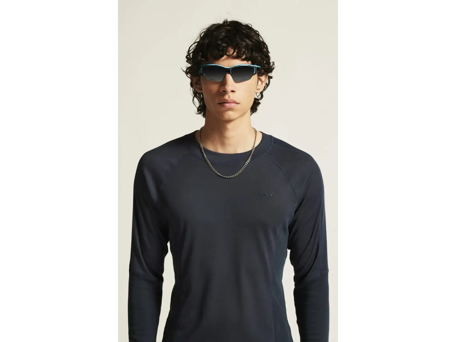 Craft Core Warm Baselayer męski zestaw funkcyjny niebieski