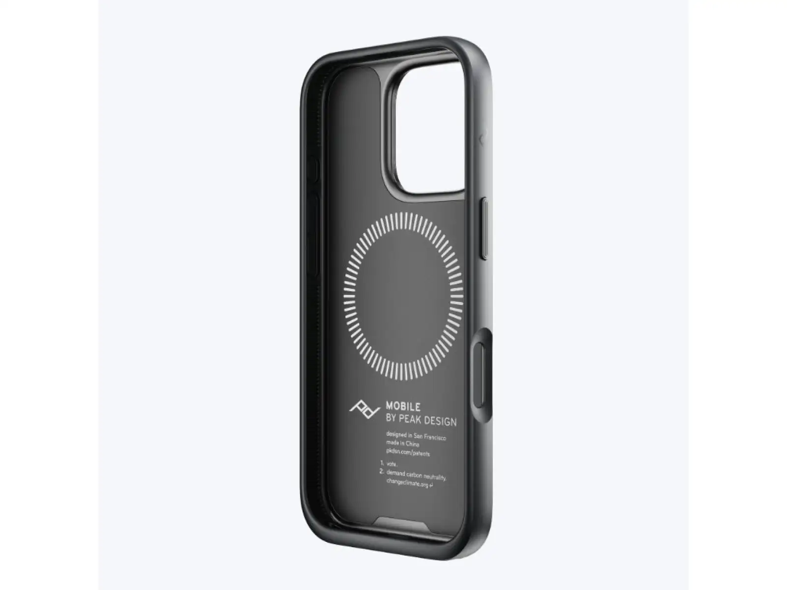 Peak Design Mobile Everyday Clarino Case iPhone 16 Pro pokrowiec na telefon Black