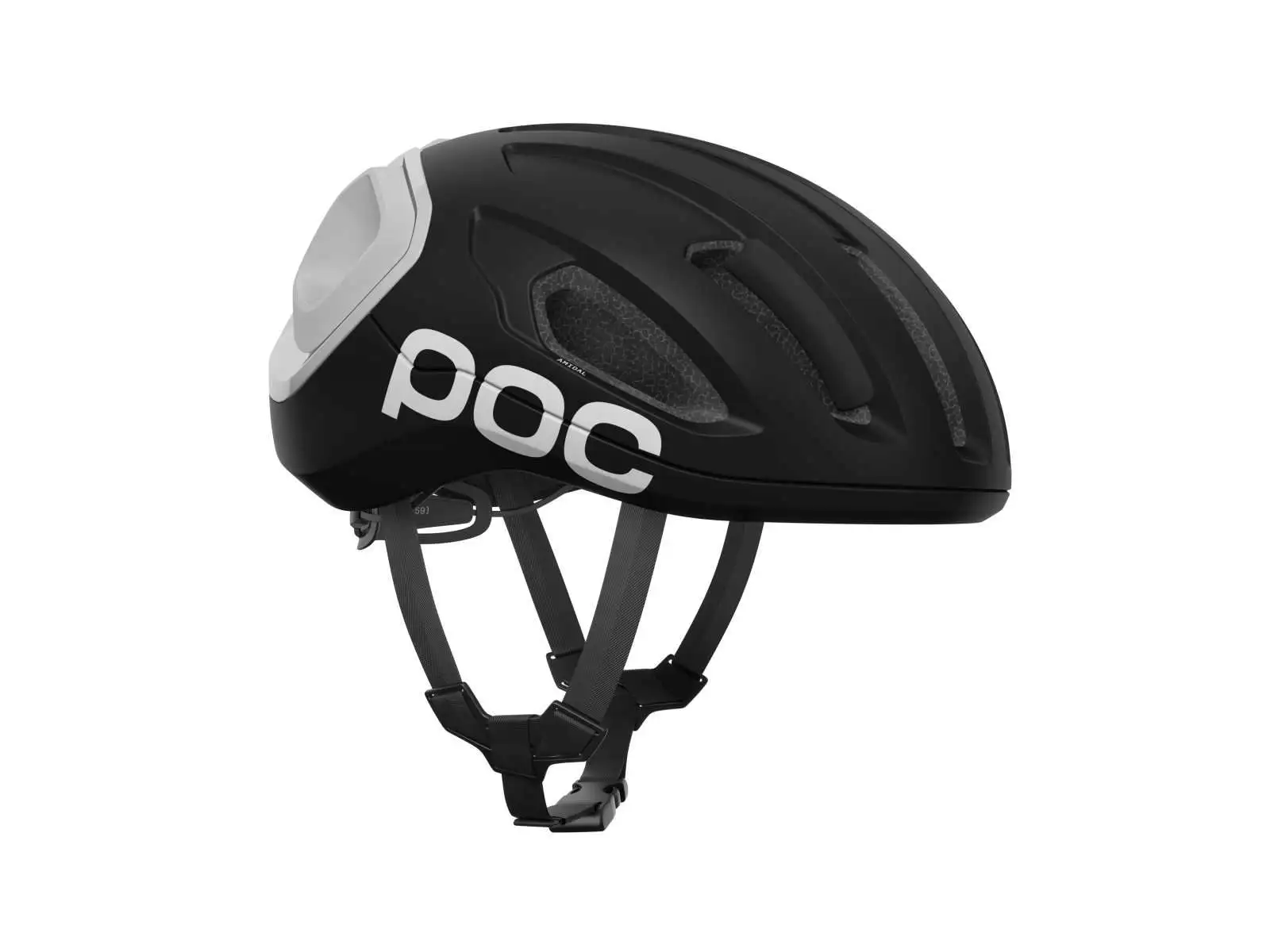 POC Amidal kask szosowy Uranium Black Matt/Hydrogen White