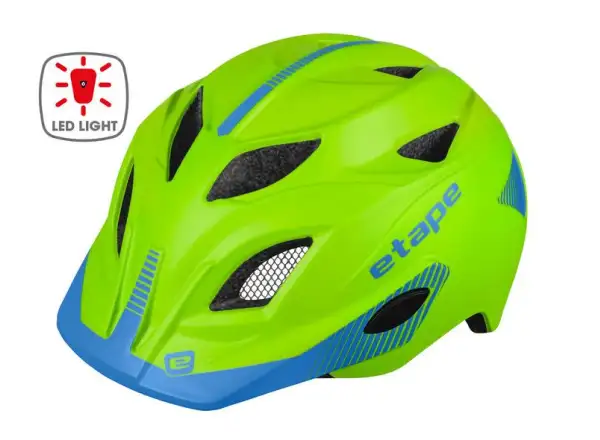 Etape Pluto Light dziecięcy kask rowerowy matowa zielona