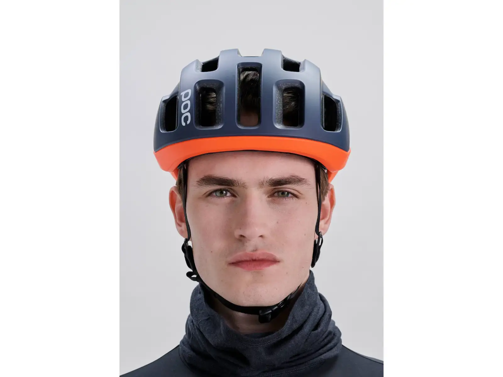 POC Ventral Air MIPS kask Apatite Navy Matt/Fluo. Orange Matt/Hydrogen White
