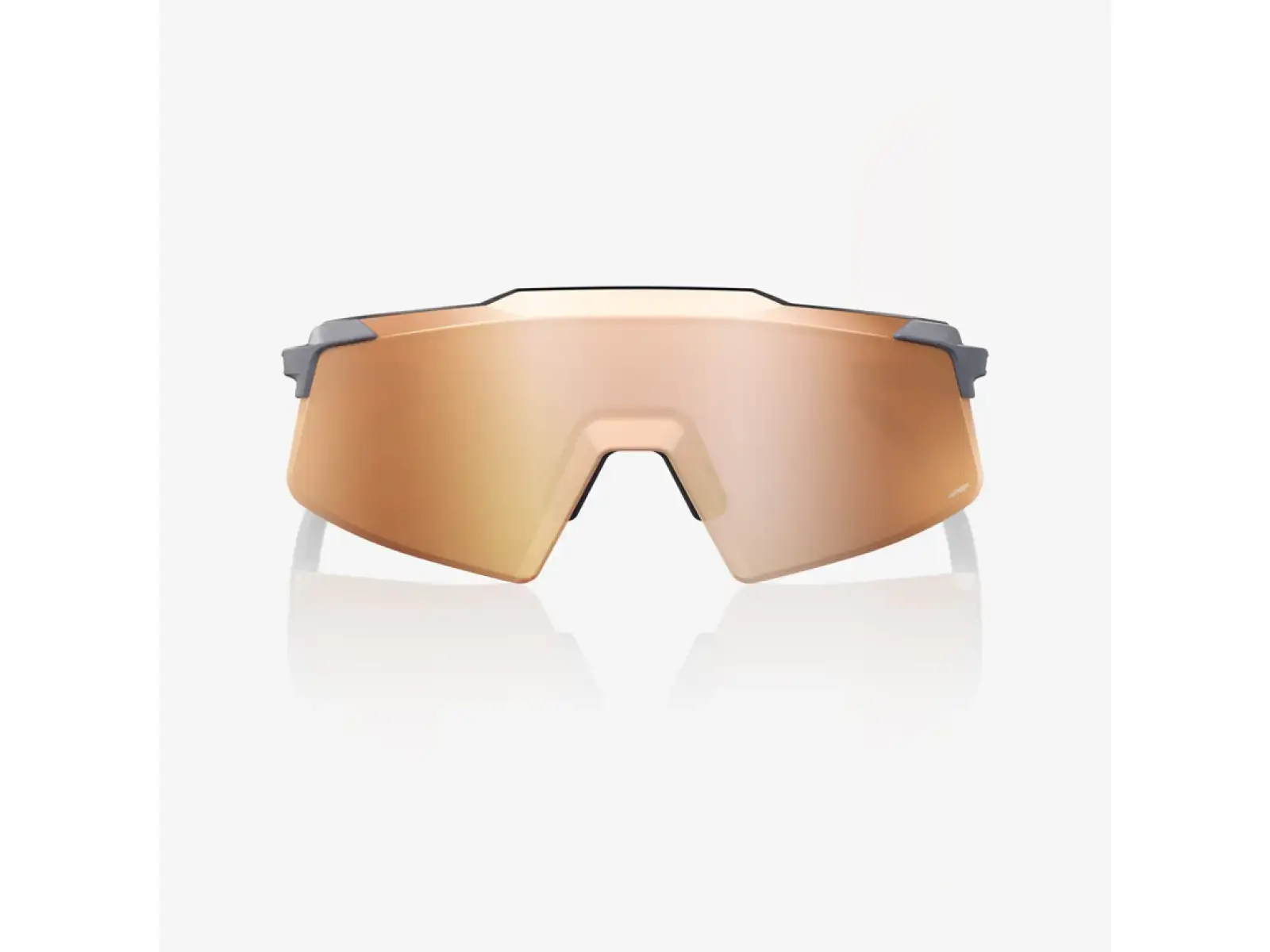 100% Aerocraft okulary przeciwsłoneczne Soft Tact Grey/HiPER Copper Mirror